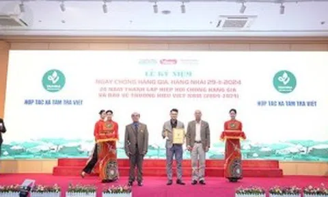 HTX Tâm Trà Việt nhận Giải thưởng ‘Sản phẩm dịch vụ chất lượng cao được người tiêu dùng yêu thích năm 2024’