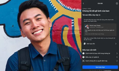 Khoai Lang Thang dở khóc dở cười khi ảnh chính chủ bị đánh bản quyền