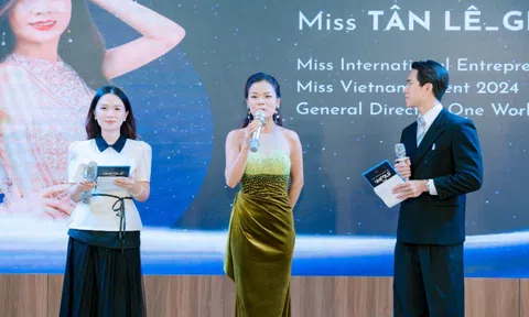 Hoa hậu Quốc tế Tân Lê liên tục lan tỏa năng lượng tích cực
