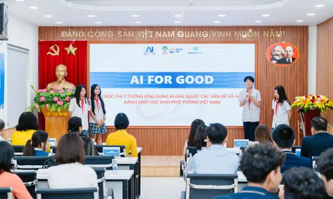 Cuộc thi AI for Good Việt Nam 2025 tạo nền tảng để học sinh làm chủ công nghệ, phát triển năng lực