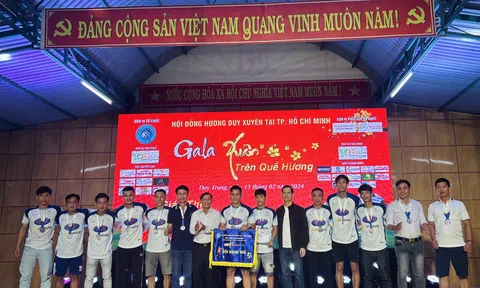 170 triệu đồng được kêu gọi từ giải bóng đá của Hội đồng hương Duy Xuyên tại TP.HCM