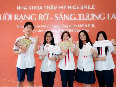 Nha khoa Thẩm mỹ NICE SMILE triển khai chương trình "Cười rạng rỡ - sáng tương lai"