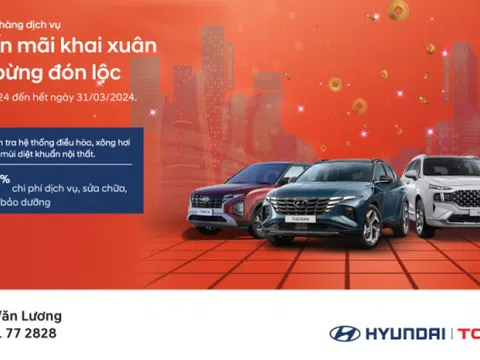Hyundai Lê Văn Lương triển khai chương trình khuyến mãi dịch vụ tháng 03