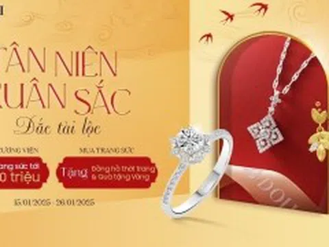 Tân niên tràn xuân sắc, đón tài lộc cùng DOJI và thế giới kim cương