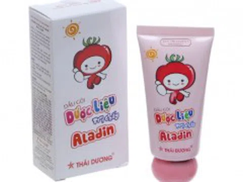 Thu hồi dầu gội dược liệu sạch chấy Aladin của Công ty cổ phần Sao Thái Dương