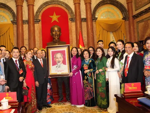 Doanh nhân Phạm Hà vinh dự được vào Phủ Chủ tịch tiếp kiến Phó Chủ tịch nước Võ Thị Ánh Xuân