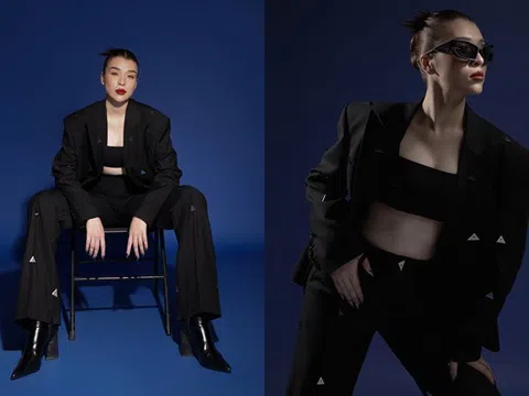 Á hậu Hoàng Thùy Anh diện phong cách menswear cá tính nhưng vô cùng quyến rũ