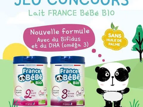 Sữa France Be'Be' Bio - Thành phần dinh dưỡng vàng giúp cho con khỏe mạnh trong những năm tháng đầu đời