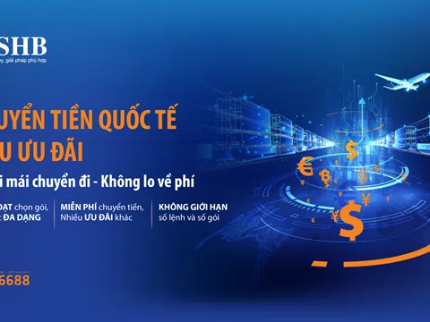 SHB ưu đãi phí chuyển tiền quốc tế dành cho doanh nghiệp