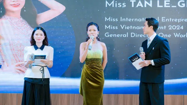 Hoa hậu Quốc tế Tân Lê liên tục lan tỏa năng lượng tích cực